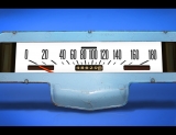 1971-1980 International Scout II METRIC KPH KMH White Face Gauges